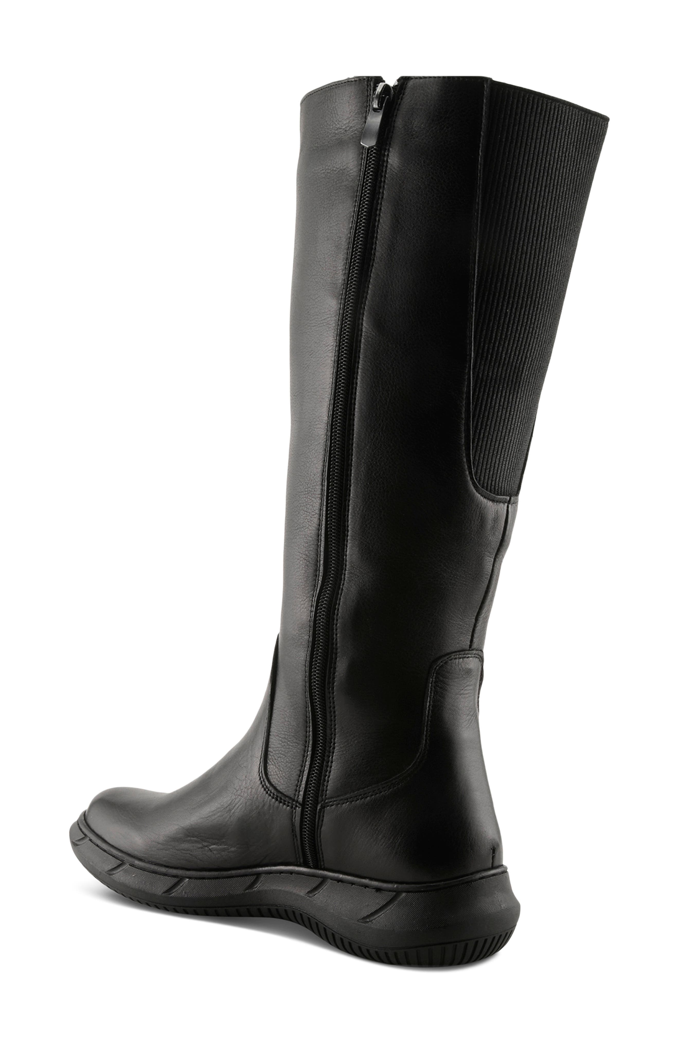 Katieknox Tall Boot, Alternate, color, BLACK