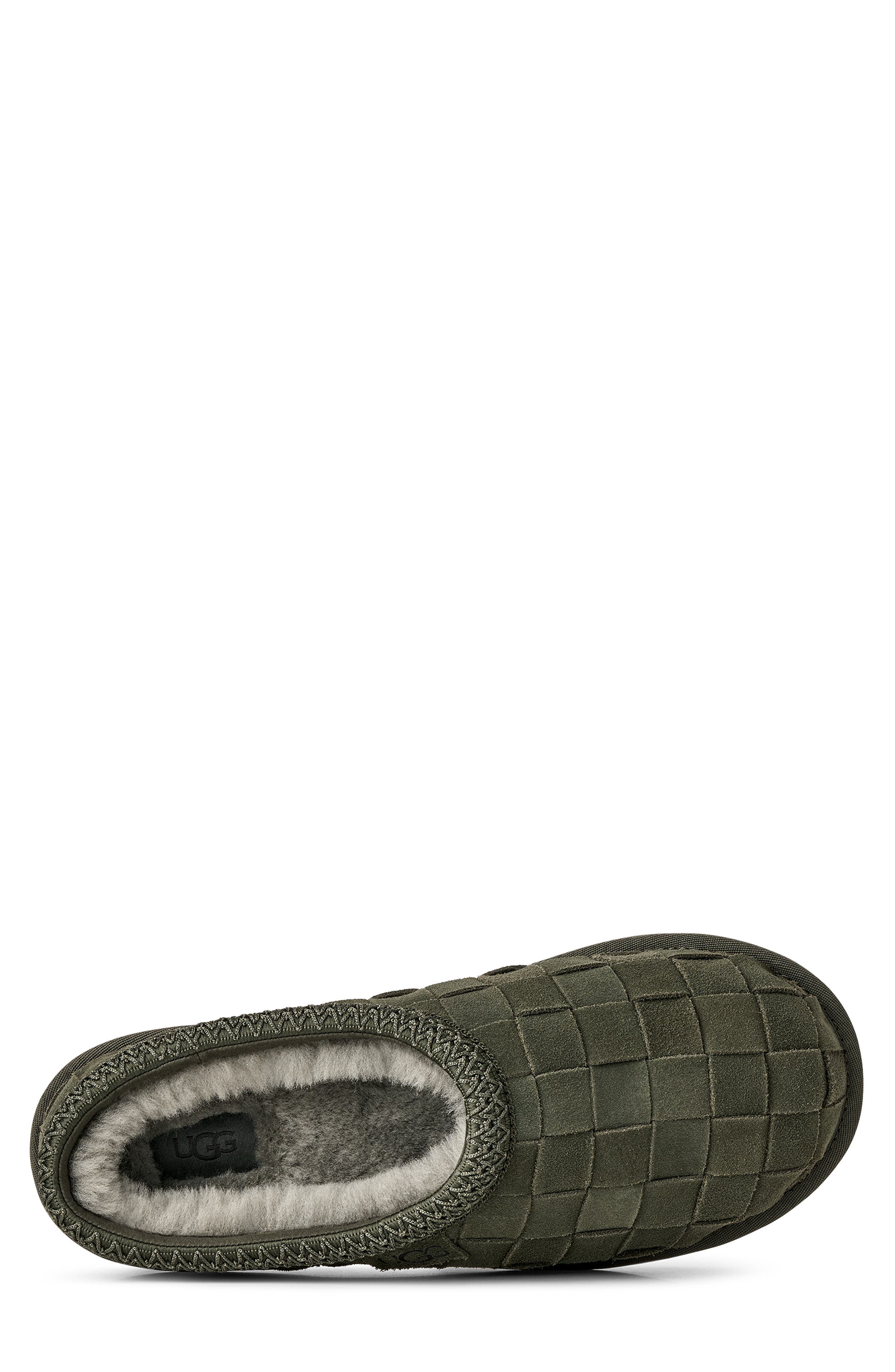 Tasman Woven Leather Slipper, Alternate, color, FOREST NIGHT