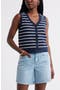  Navy S White Stripe