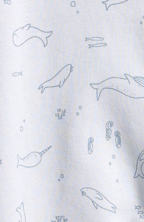 NORDSTROM NORDSTROM PRINT COTTON FOOTIE ROMPER