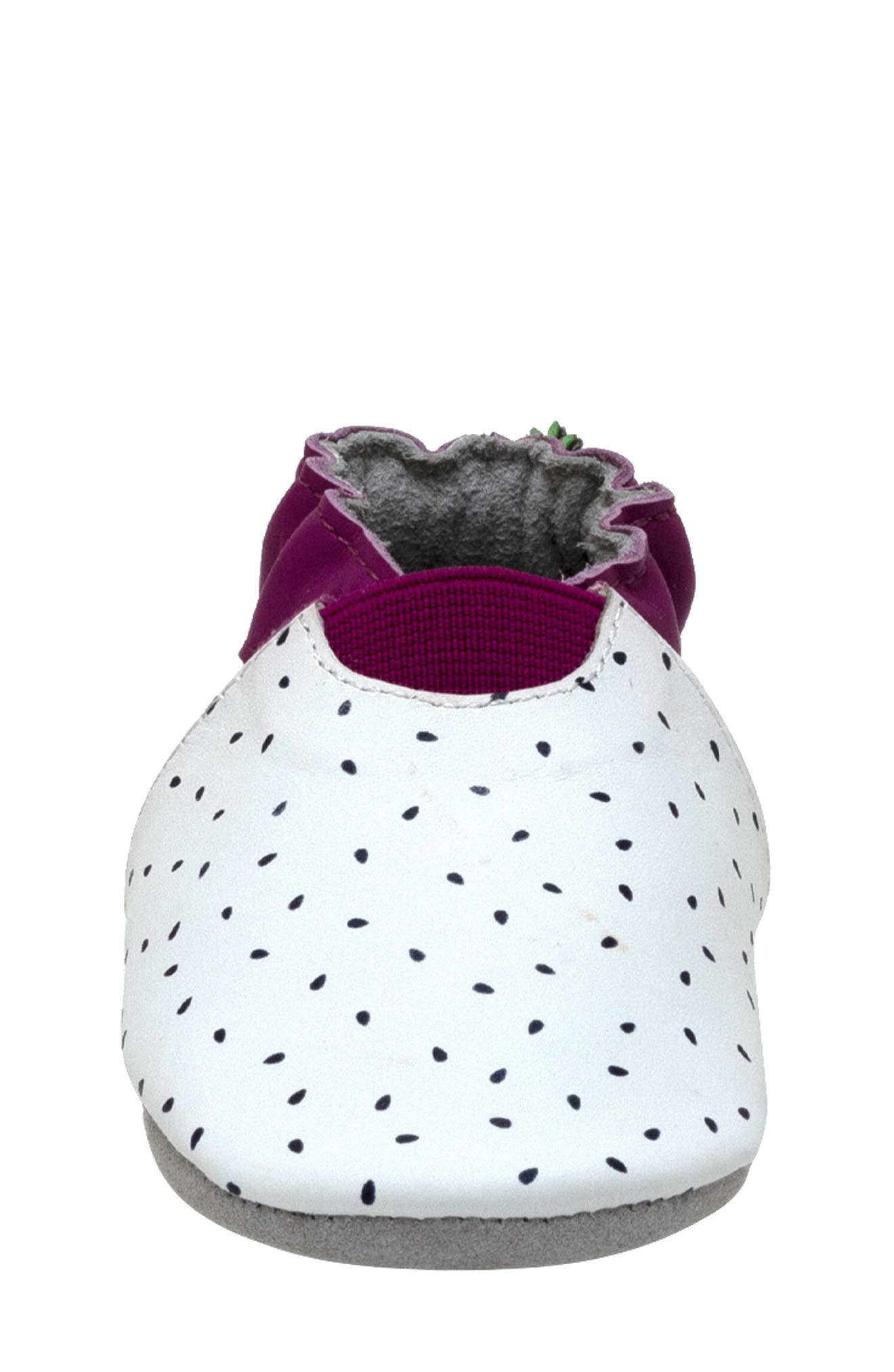 Robeez<sup>®</sup> Dragon Fruit Crib Shoe, Alternate, color, 