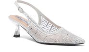 LADY COUTURE Linda Kitten Heel Slingback Pump