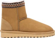 Celtic & Co. Braid Trim Shearling Shortie Boot