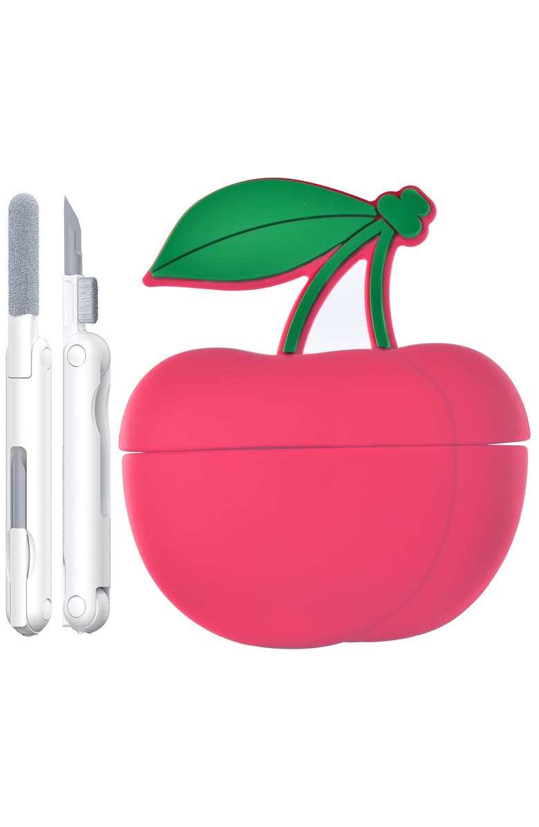 Posh Tech Foodie AirPods Pro Case and Cleaning Tool, Alternate, color, Red