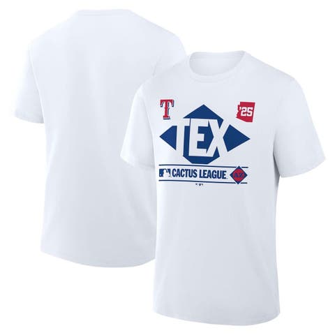 Men's Fanatics White Texas Rangers 2025 Spring Training Cactus League True Icon T-Shirt
