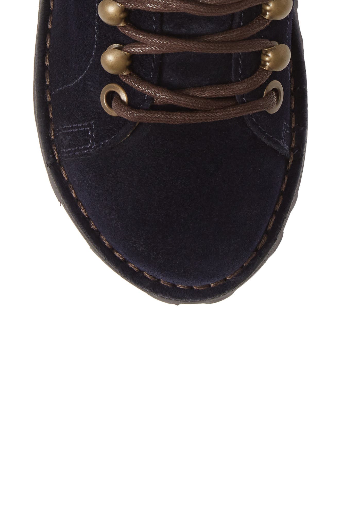Malu Moto Boot, Alternate, color, NAVY/ DARK BROWN SUEDE