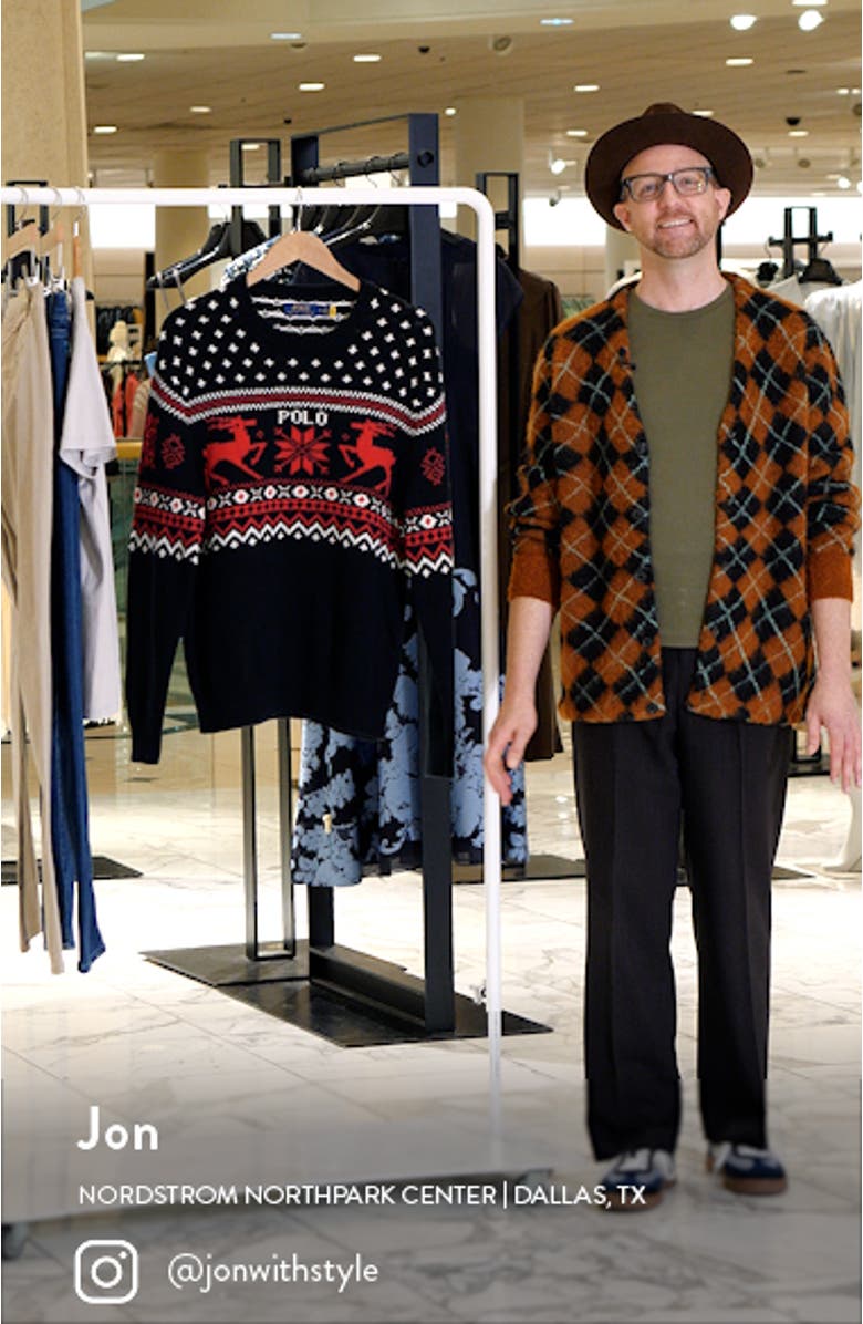 Reindeer Cotton & Cashmere Sweater, sales video thumbnail