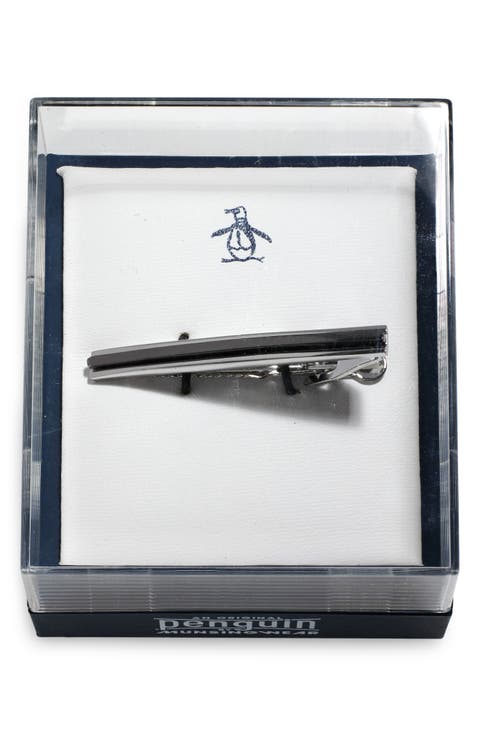 Silver Stripe Tie Bar