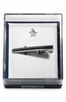 Original Penguin Silver Stripe Tie Bar