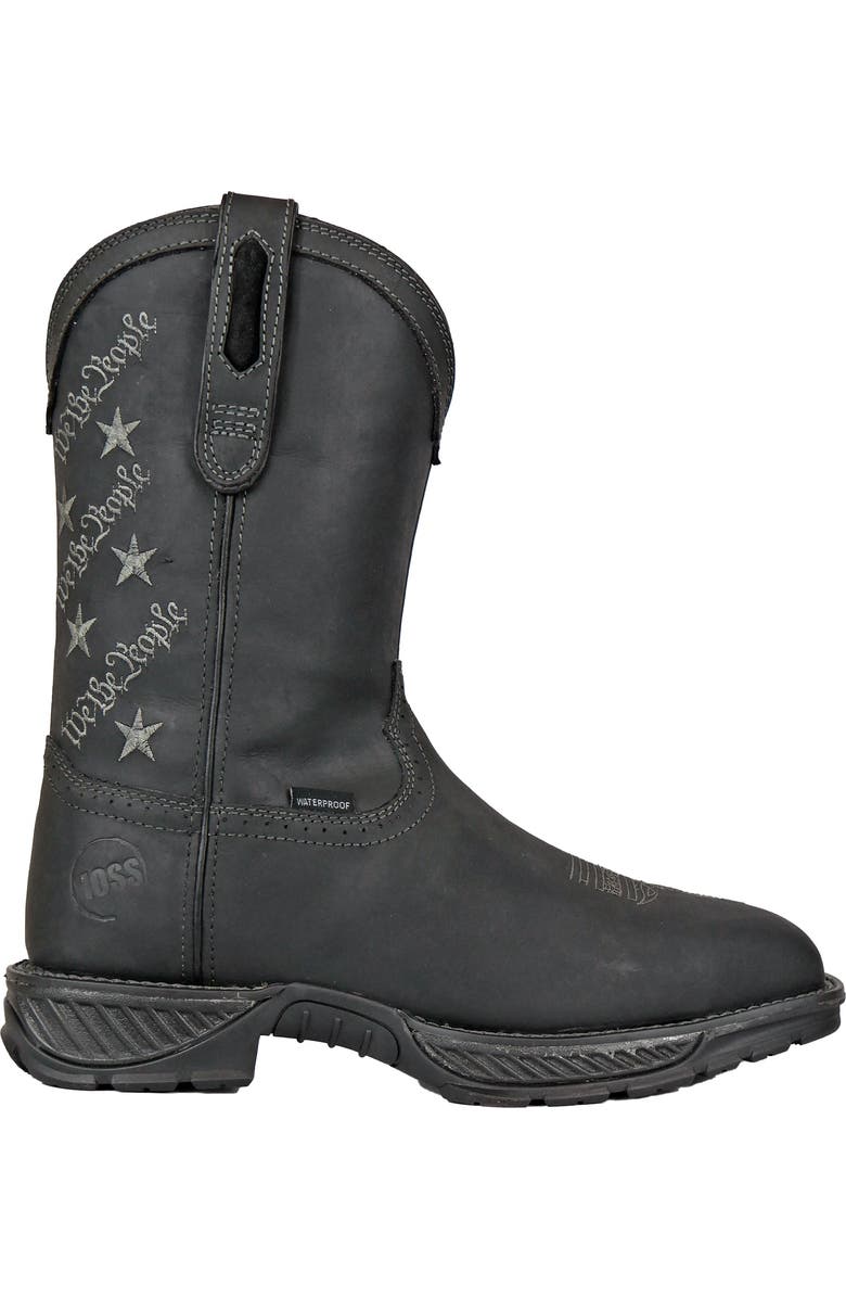 Hoss Boot Company HOSS We The People Western Composite Toe Work Boot, Alternate, color, Black