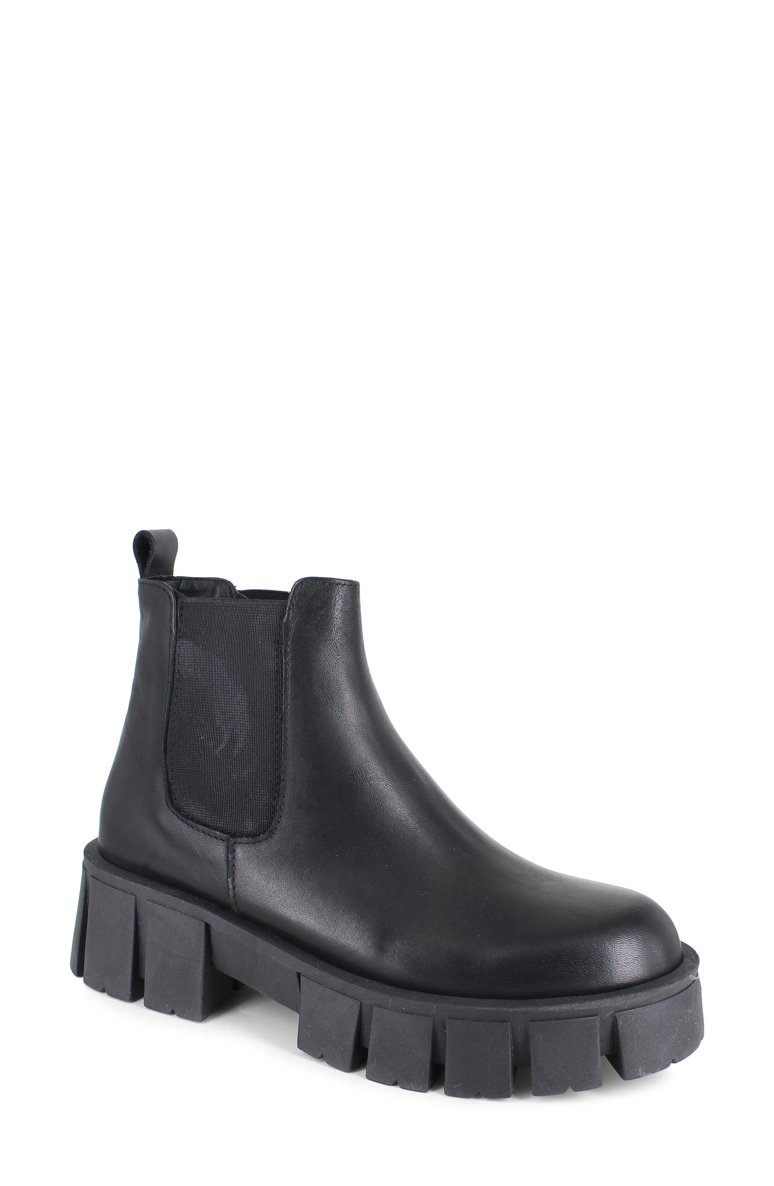 ZIGI Josefa Waterproof Chelsea Boot, Main, color, Black