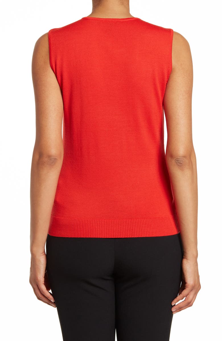 St. John Collection Wool Blend Knit Shell, Alternate, color,