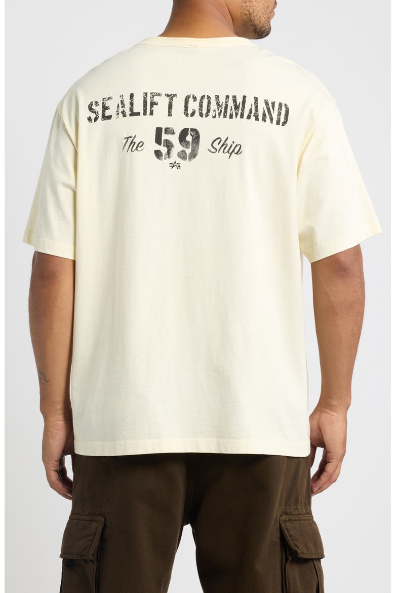 Essential Graphic Cotton T-Shirt, Alternate, color, EGGNOG