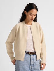 Albaray Knitted Bomber Jacket