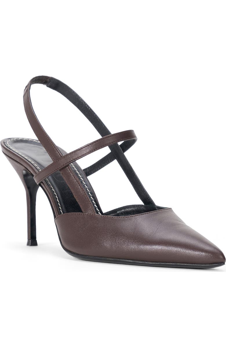 STAUD Sebastian Slingback Sandal, Main, color, Espresso