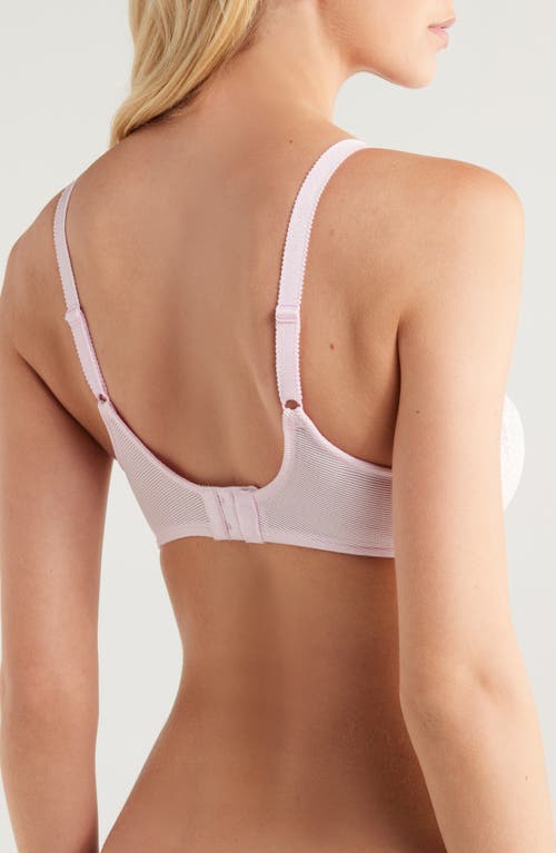 Wacoal Visual Effects Underwire Minimizer Bra In Pink