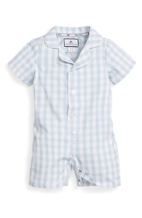 Classic Gingham One-Piece Pajamas (Baby)