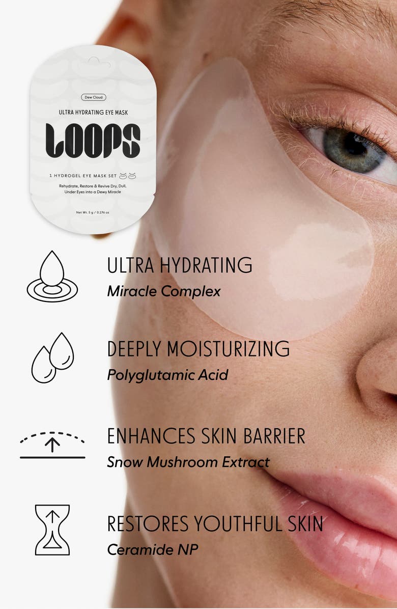 LOOPS Bright Eyes 3-Pack Eye Masks, Alternate, color, 