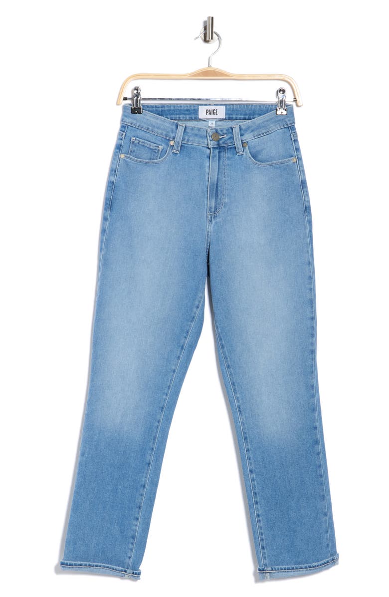 PAIGE Brigitte High Waist Crop Slim Boyfriend Jeans, Alternate, color, Faith