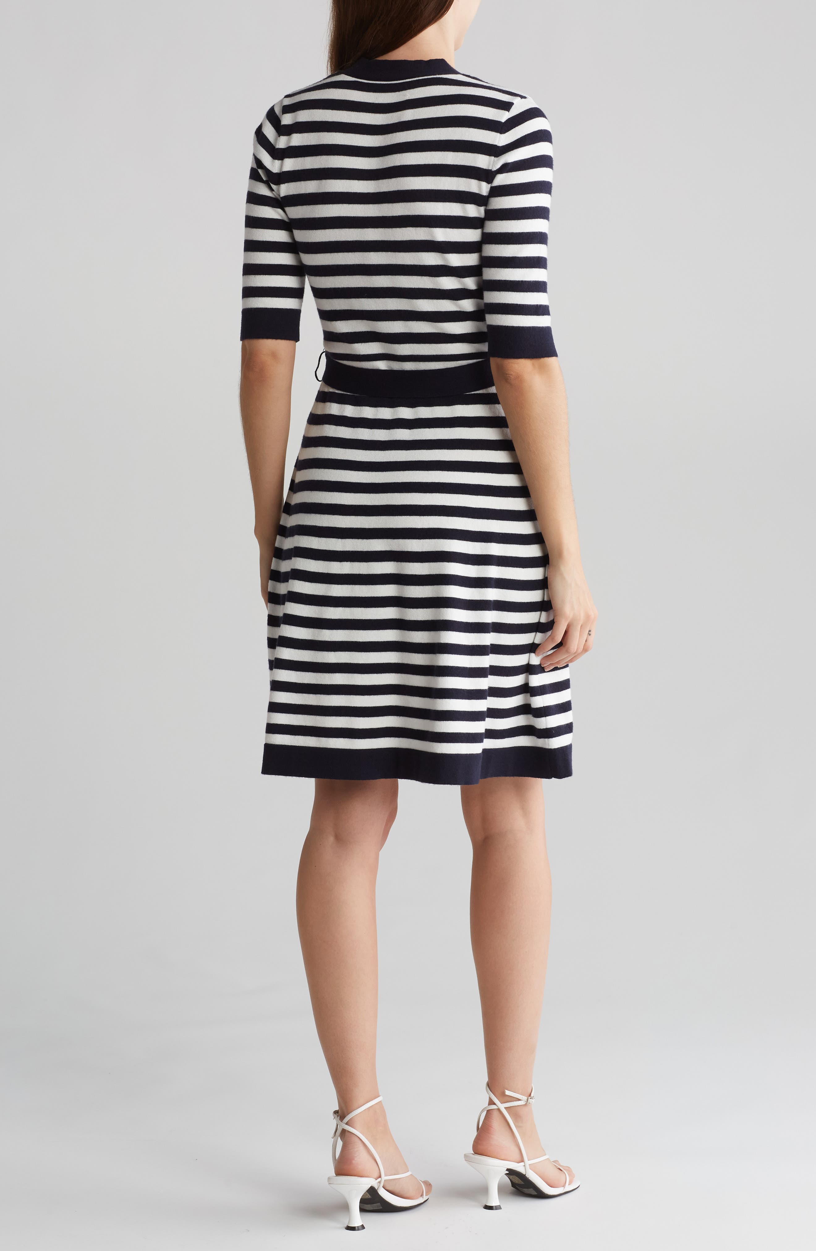 elizabeth dress holiday stripe main image 1