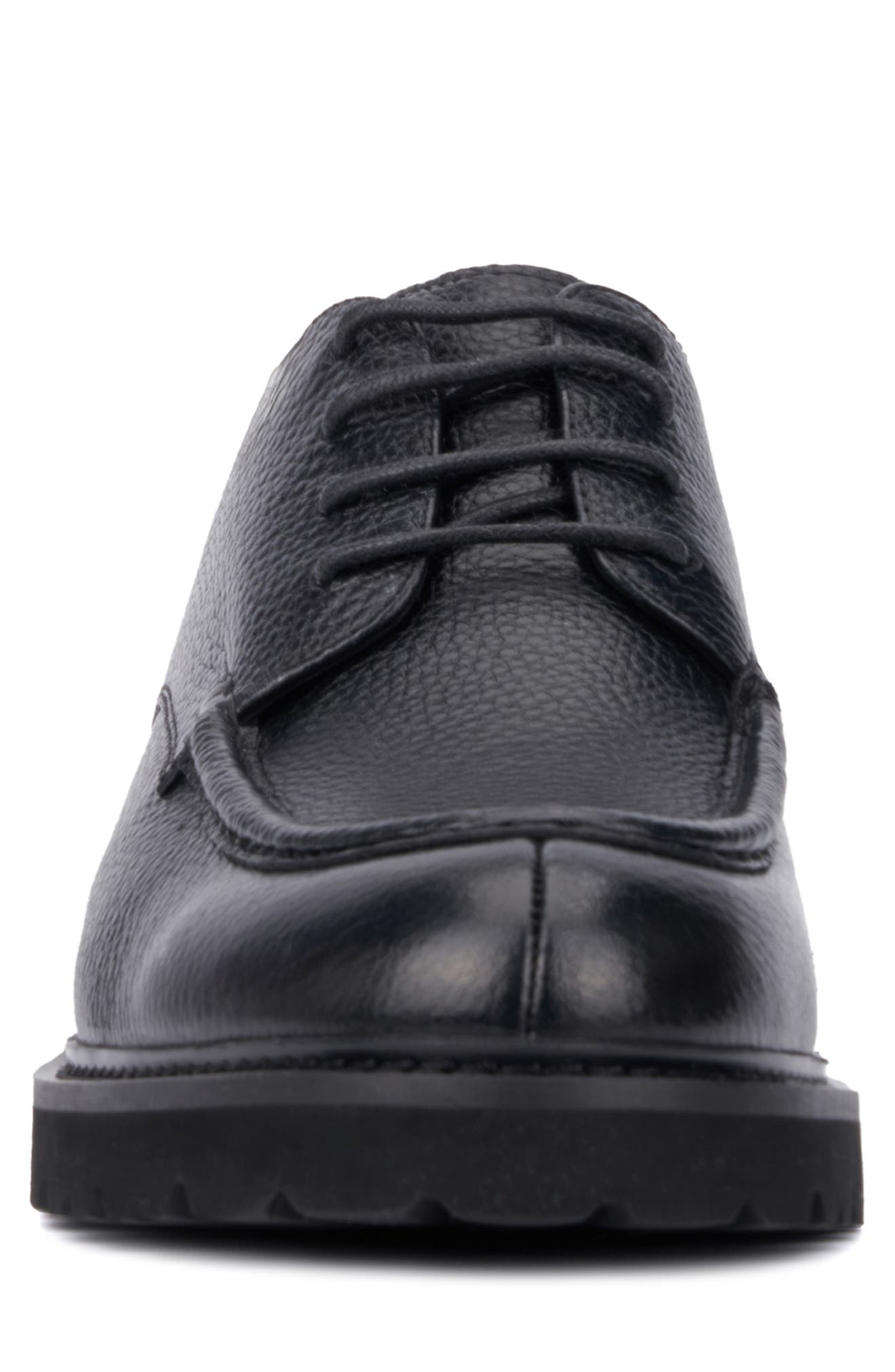 VINTAGE FOUNDRY Bennett Moc Toe Derby, Alternate, color, Black