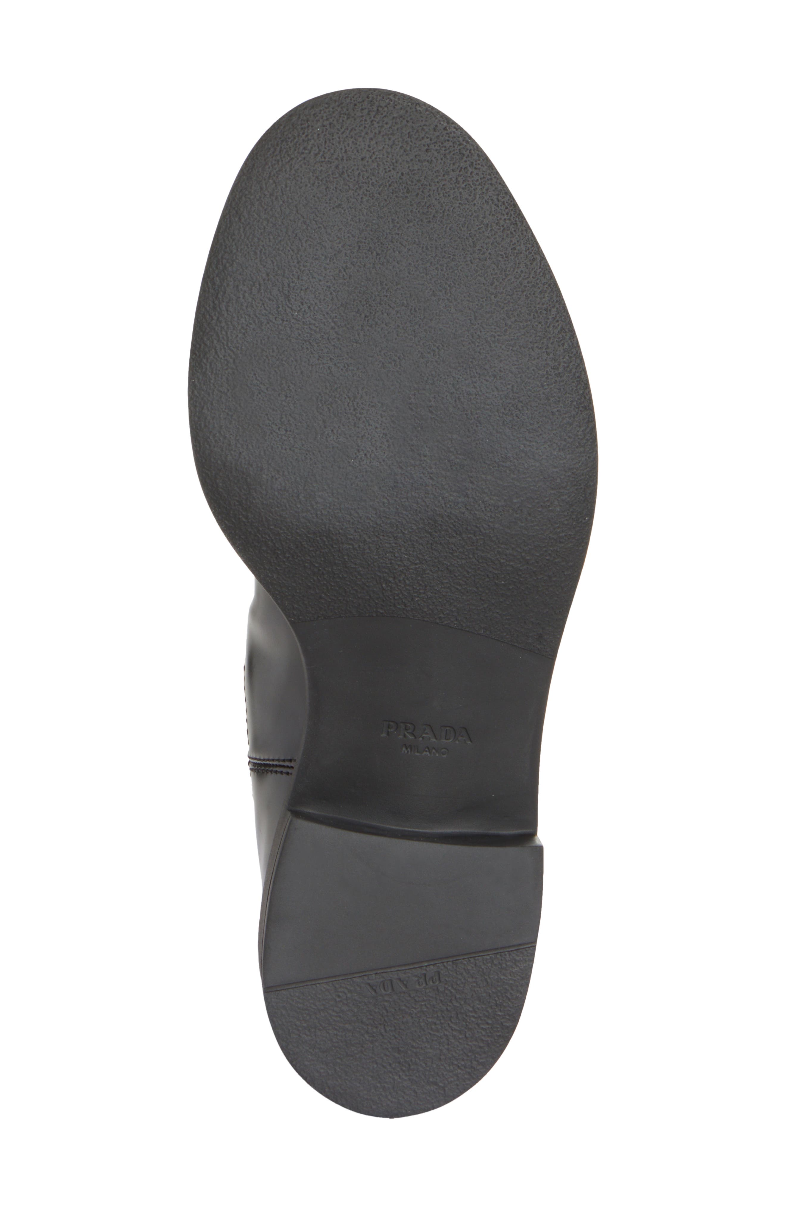 Prada Chocolate Chelsea Boot, Alternate, color, 