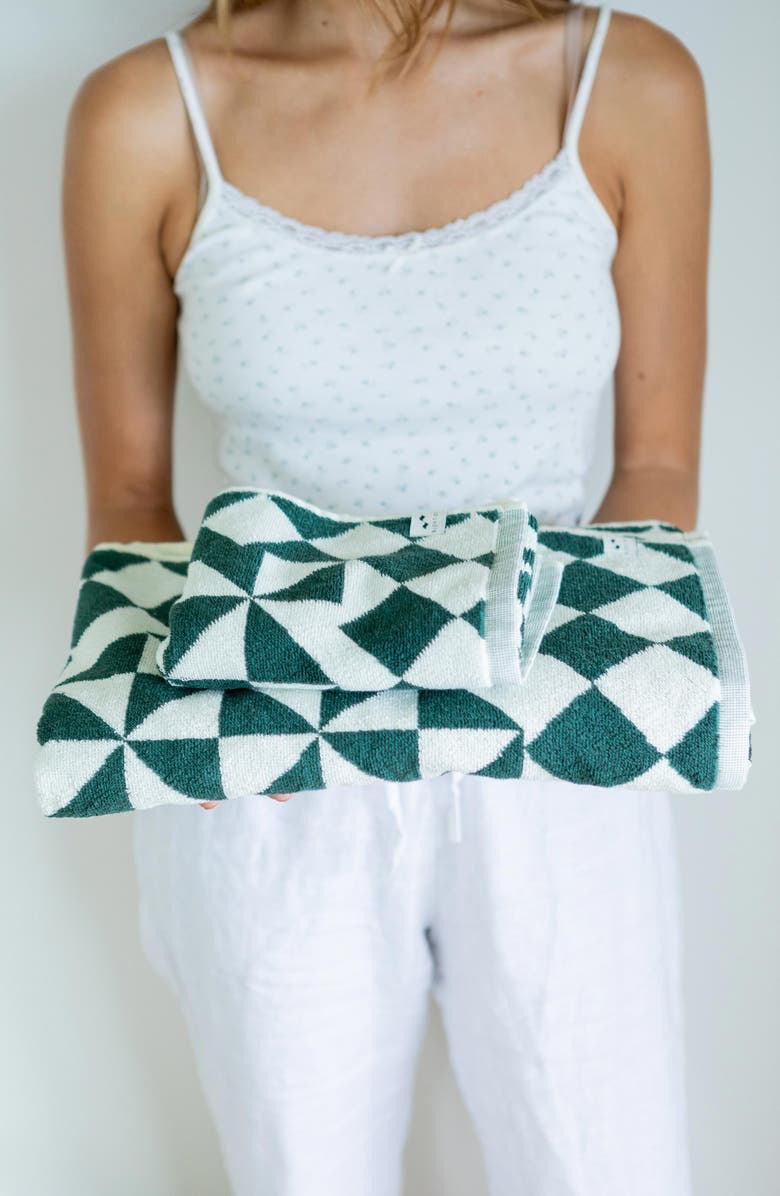 Slowtide Gatsby Bath Towel, Alternate, color, Sequoia