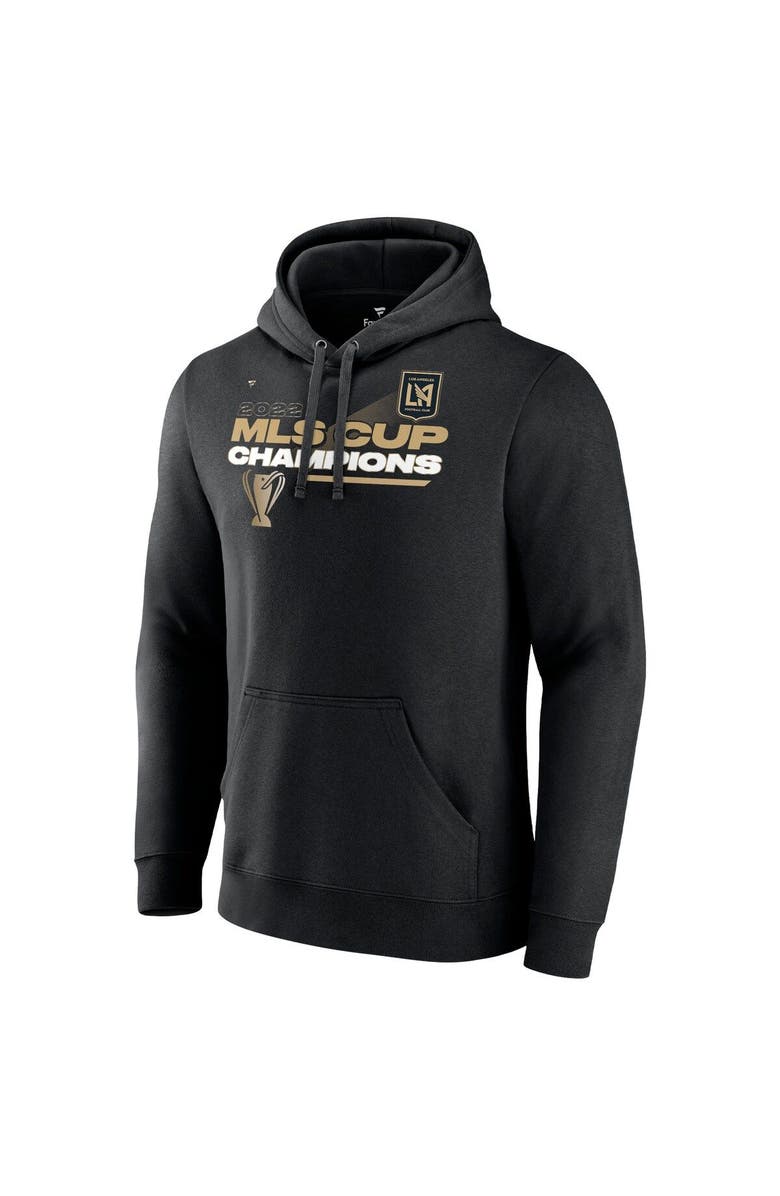 FANATICS Men's Fanatics Branded Black LAFC 2022 MLS Cup Champions Locker Room Pullover Hoodie, Alternate, color, 