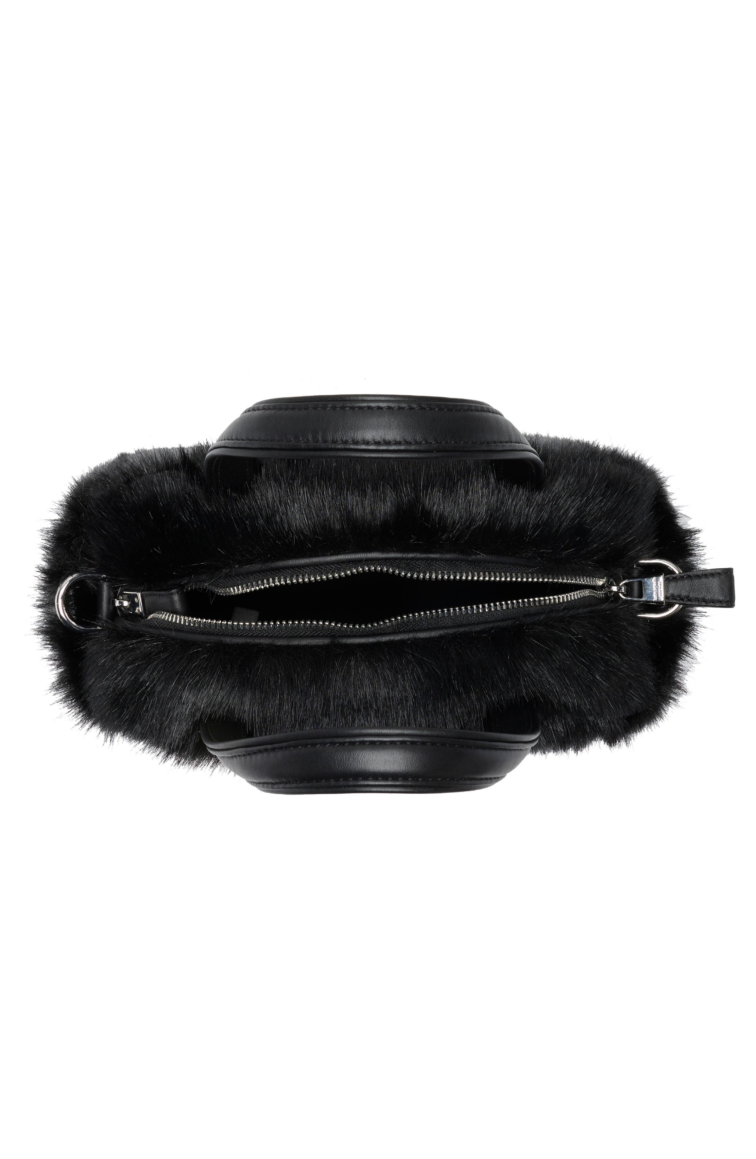 Kate Spade New York puffed faux fur satchel (Women) | Nordstromrack