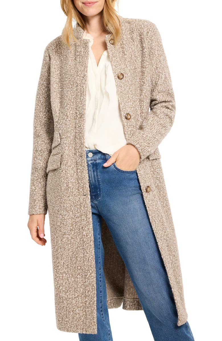NIC+ZOE Tweed Knit Topcoat, Alternate, color, Neutral Multi