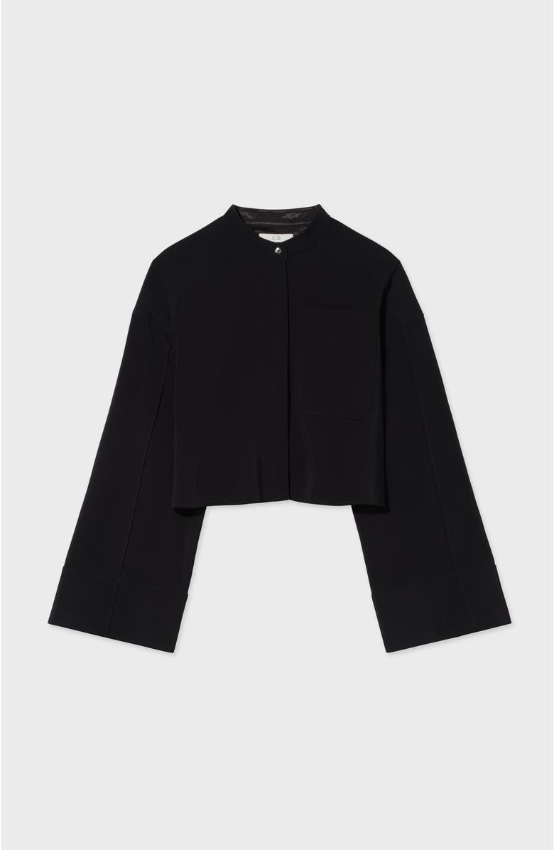 CO Bell Sleeve Blouse in Stretch Crepe, Alternate, color,