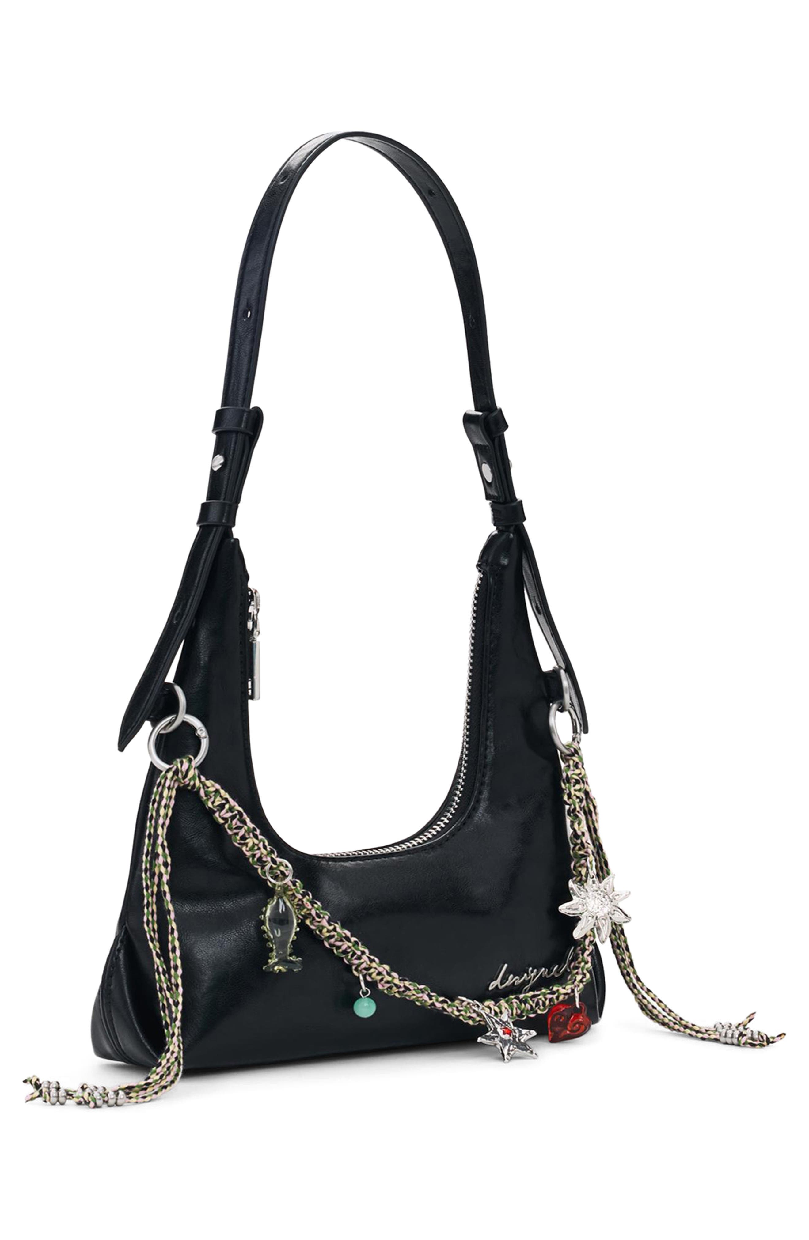 Desigual Mini Charm Bag, Alternate, color, 
