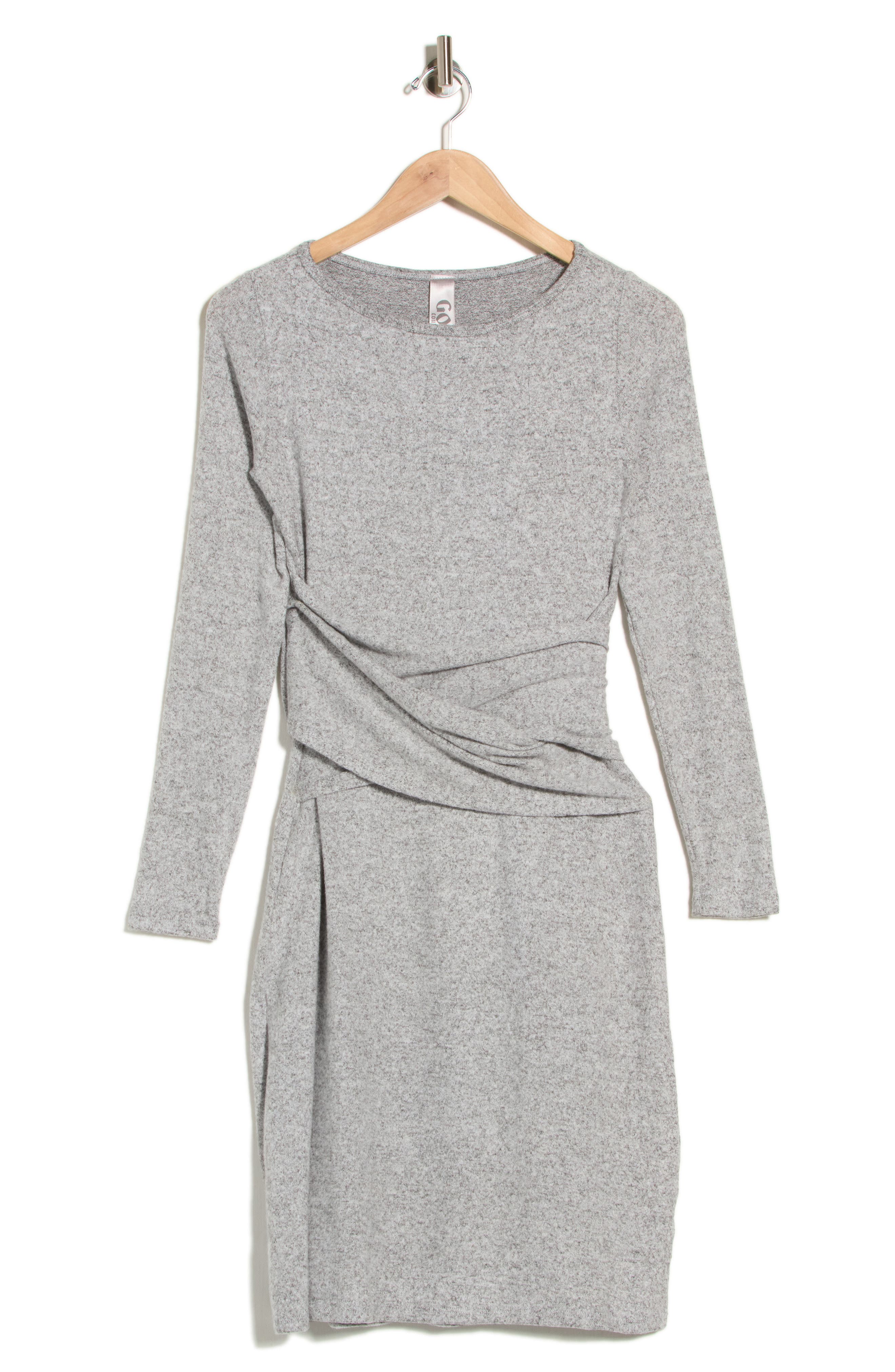 Long Sleeve Wrap Style Dress