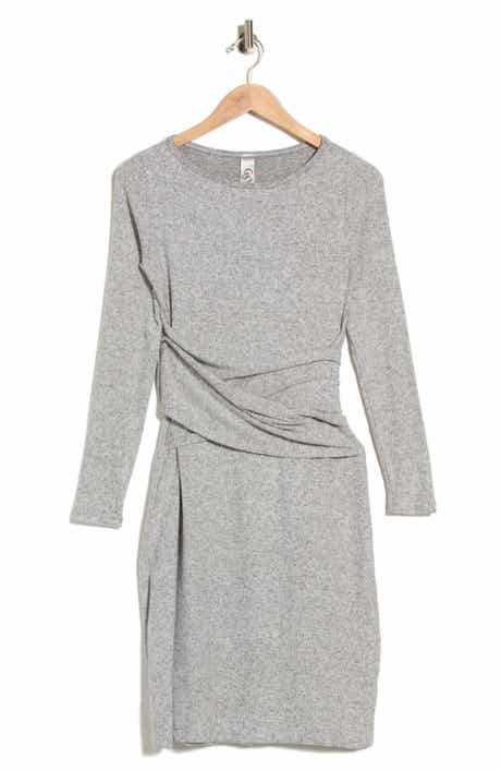 Long Sleeve Wrap Style Dress