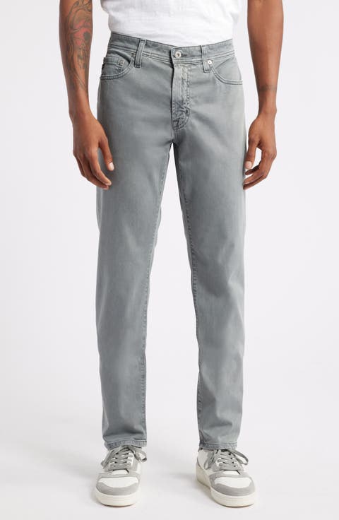 Everett Stretch Sateen Slim Straight Pants