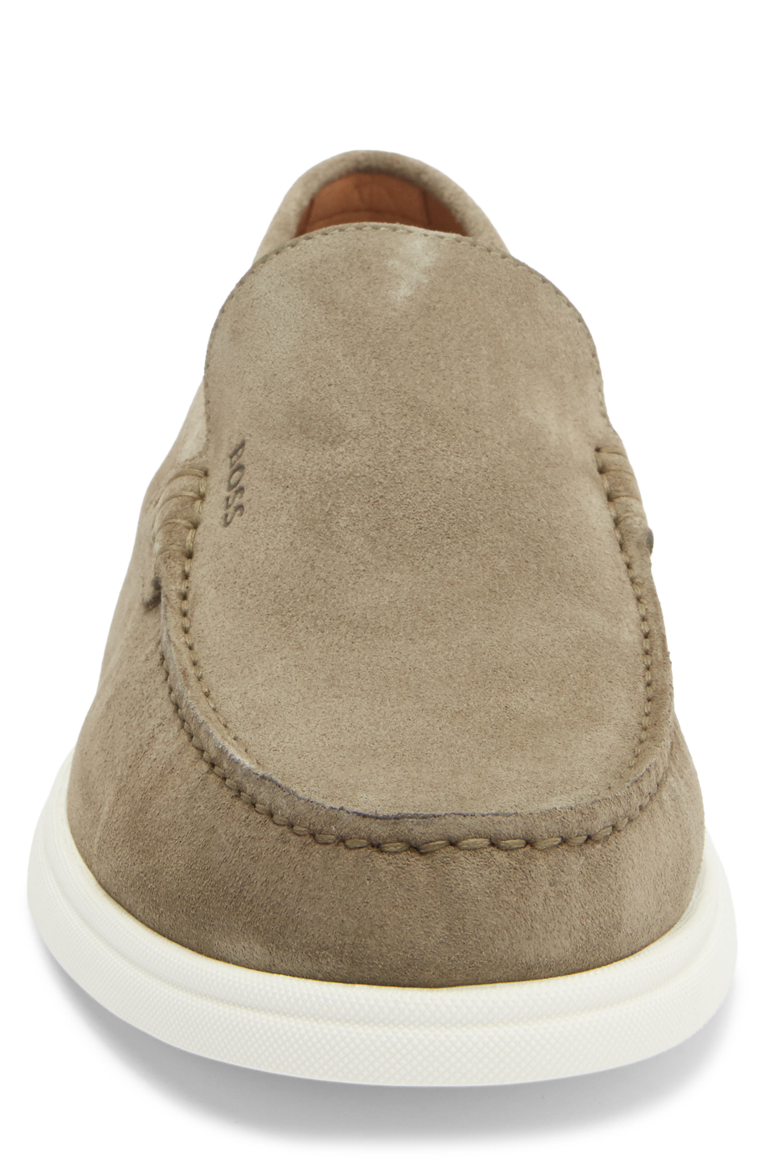 BOSS Sienne Moc Toe Loafer, Alternate, color, Open Green