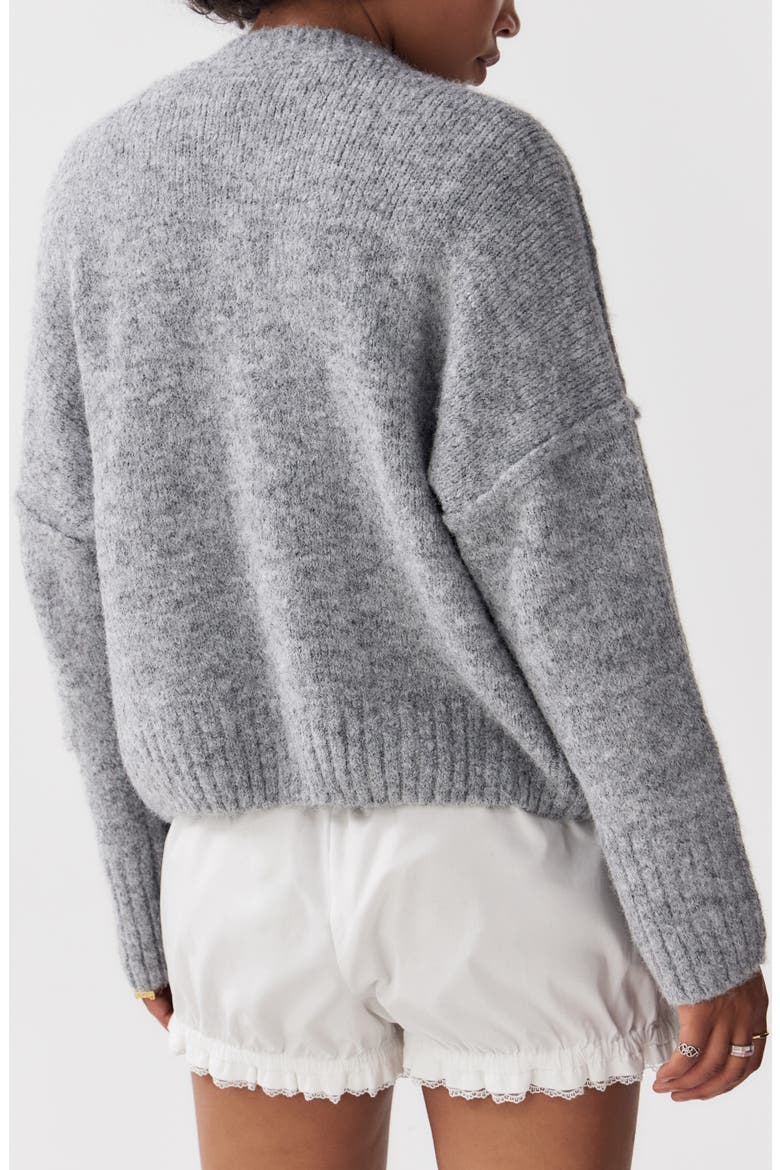 Oslo Crewneck Sweater, Alternate, color, GREY
