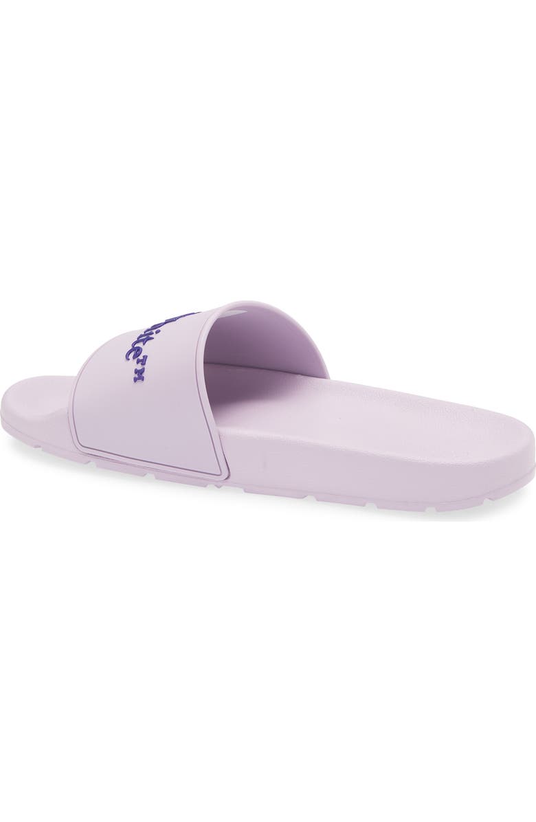 Off-White Bookish Logo Slide Sandal, Alternate, color,
