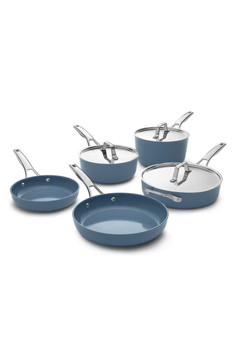 Premier Ceramic Nonstick 8-Piece Cookware Set