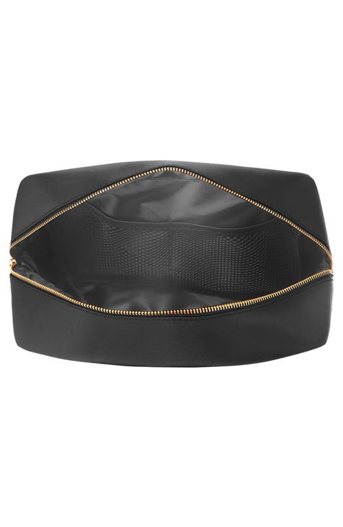 Bloc Bags Xl Lipstick Patch Cosmetic Bag With Insert In Black