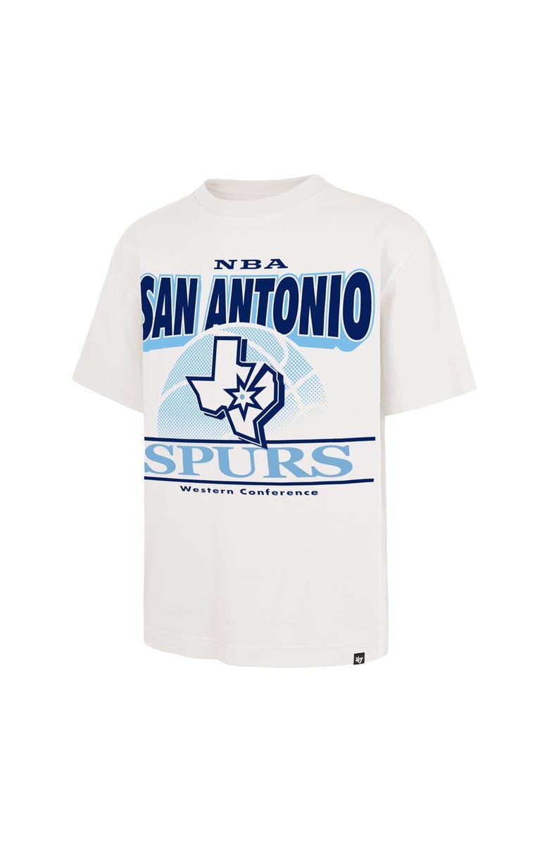 '47 Men's '47  White San Antonio Spurs City Edition Shifty Foundation T-Shirt, Alternate, color, White