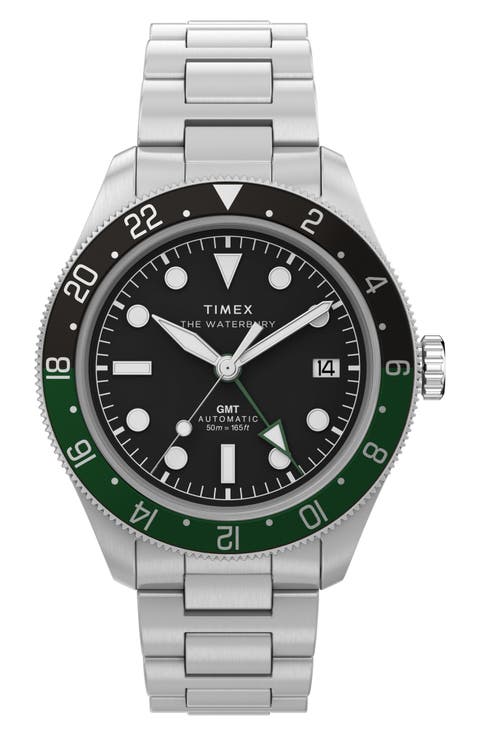 The Waterbury Heritage GMT Automatic Bracelet Watch, 41.5mm