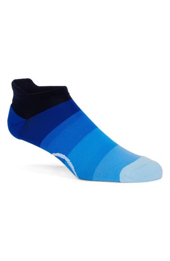 G/fore Ombré Stripe Compression Low Ankle Socks In Twilight