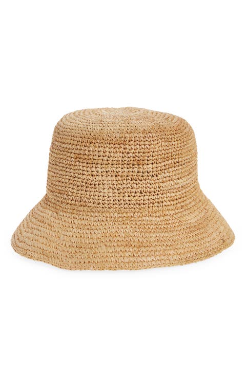 Isadora Straw Bucket Hat