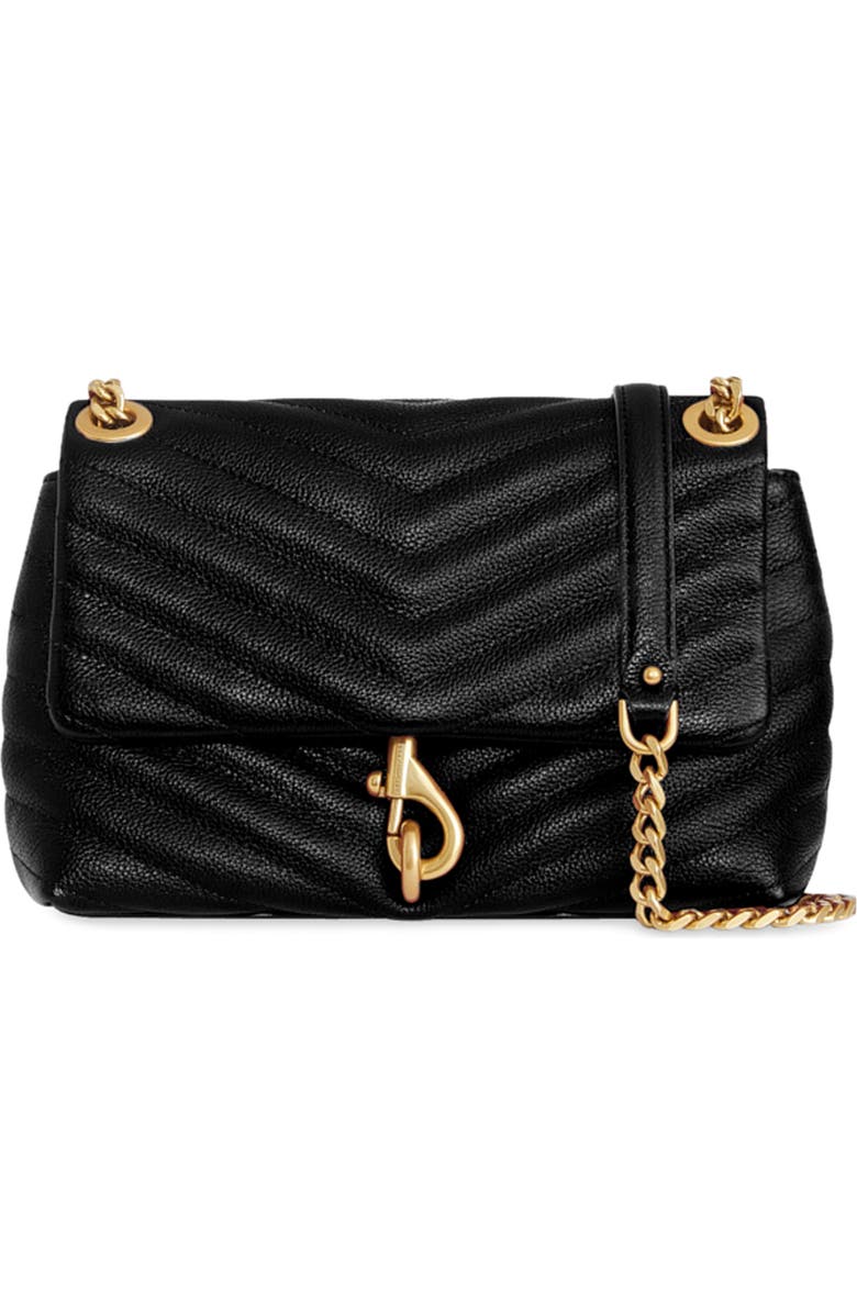 Rebecca Minkoff Edie Quilted Leather Convertible Crossbody Bag, Main, color,