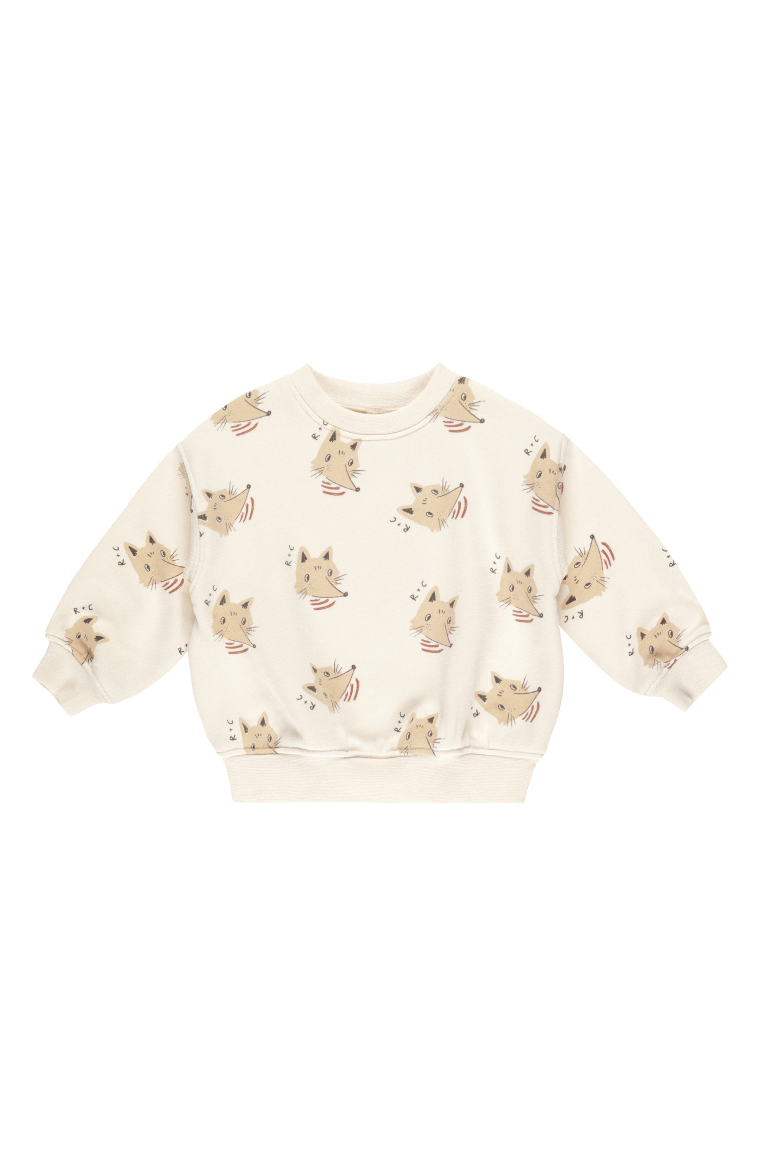 Rylee + Cru Kids' Coyote Print Sweatshirt