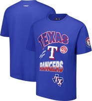 PRO STANDARD Men's Pro Standard Royal Texas Rangers Turn It Up Dropped Shoulder T-Shirt