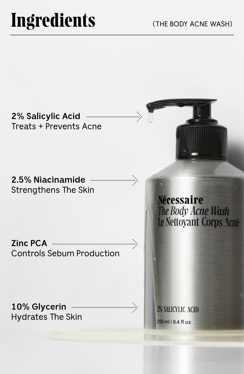 Nécessaire The Body Acne Wash, Alternate, color, 