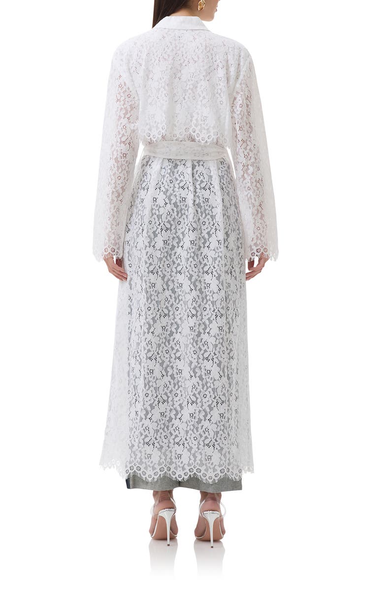 AFRM Earhart Lace Trench Coat, Alternate, color,