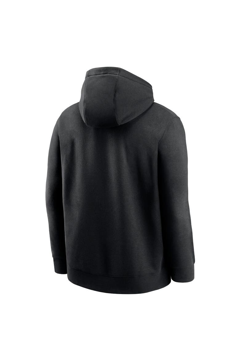 Men's Nike Black Seattle Seahawks Edge French Terry Club Pullover Hoodie, Alternate, color, Black